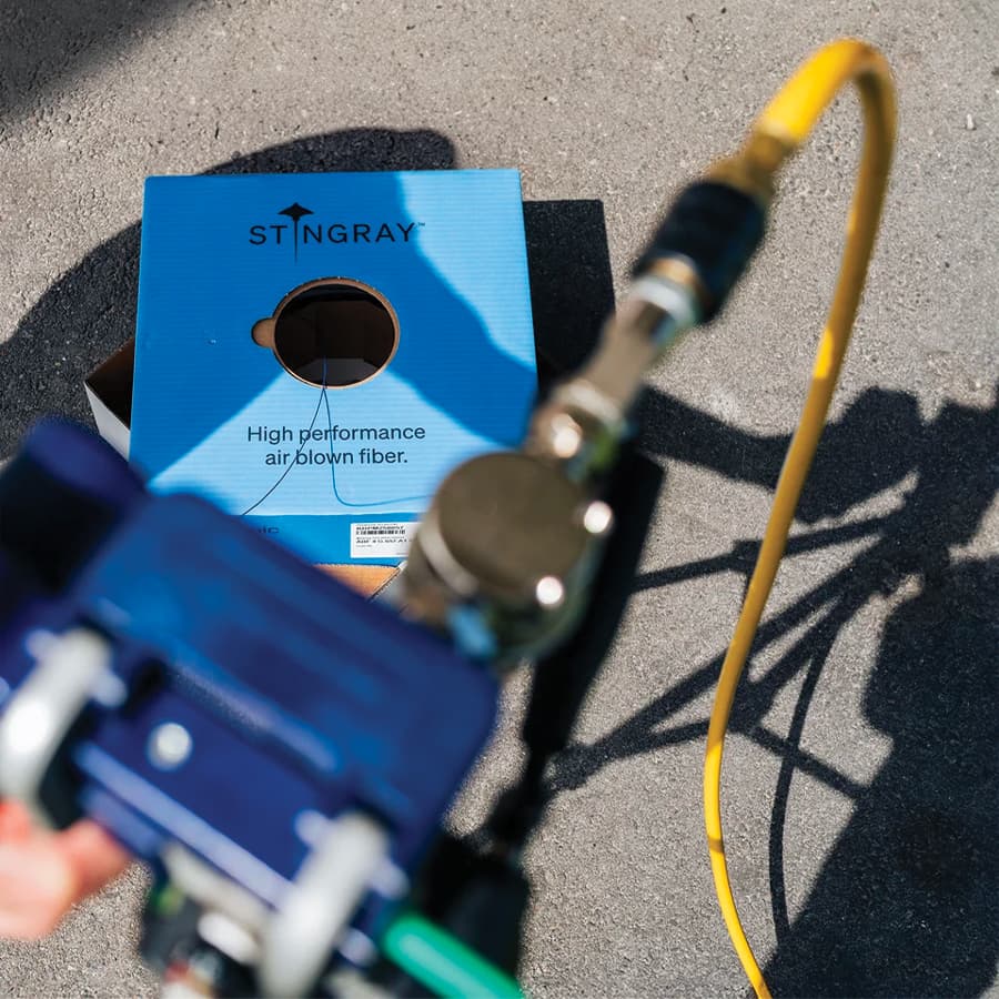 Stingray Air Blown Fiber